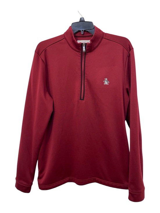 Original Penguin Other - Original Penguin Men's Red Quarter-Zip Pullover,L